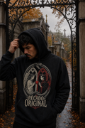 Sudadera Pecado Original - negra hombre cementerio otoñal