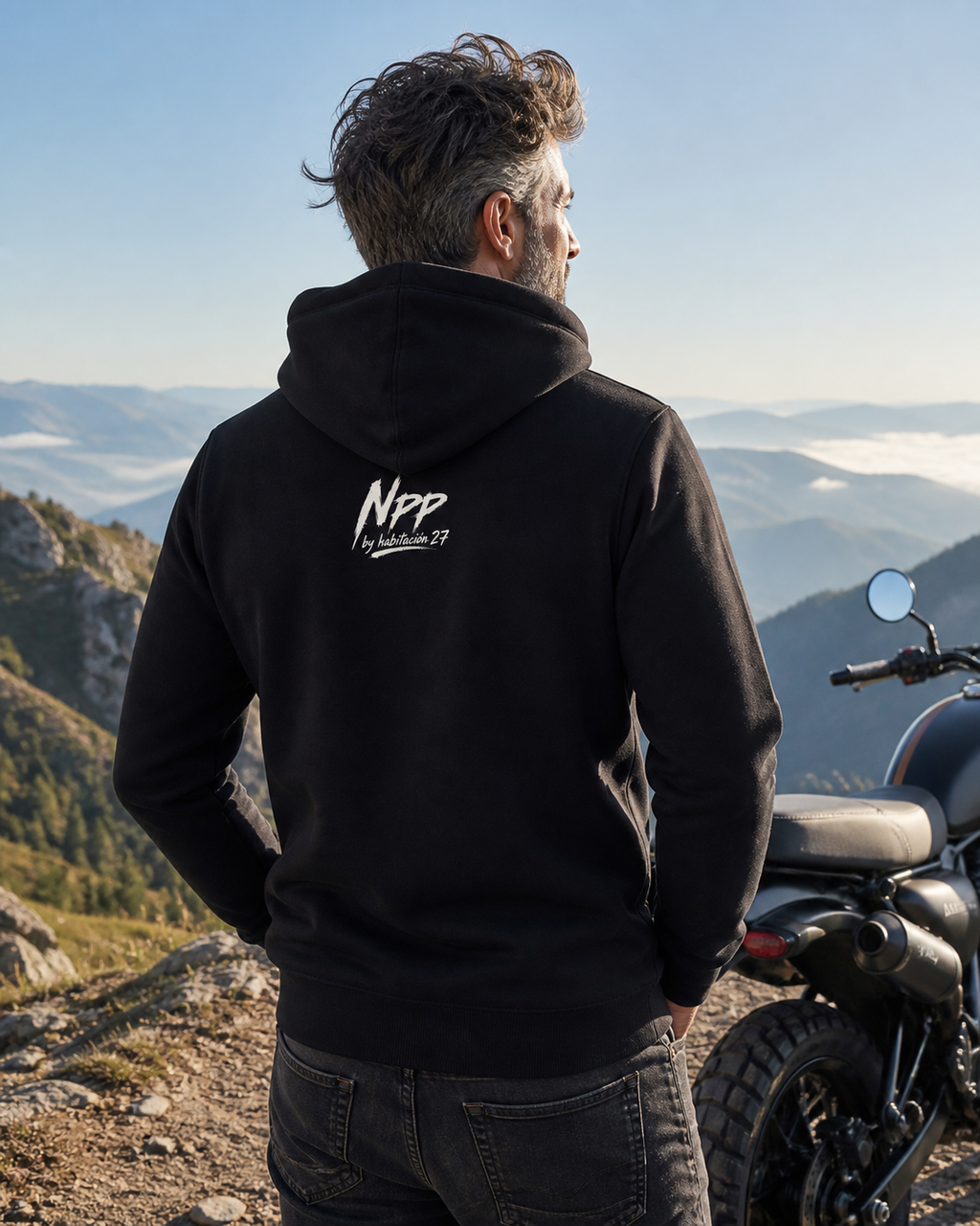 Viuda del Asfalto – Sudadera Motera