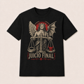 Camiseta Juicio Final Original en negro · vista delantera
