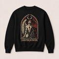 Sudadera Caídos Pero No Vencidos Sin capucha en negro · vista delantera