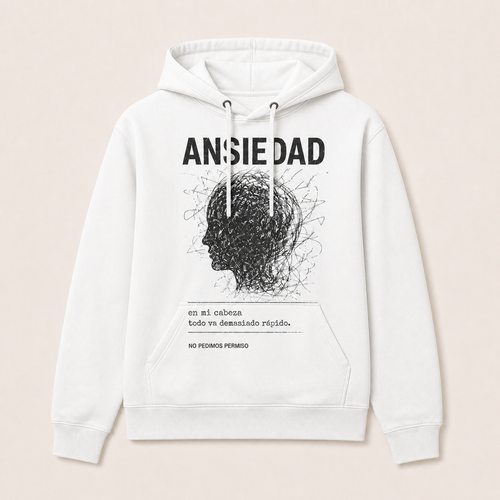 Ansiedad — Sudadera con capucha