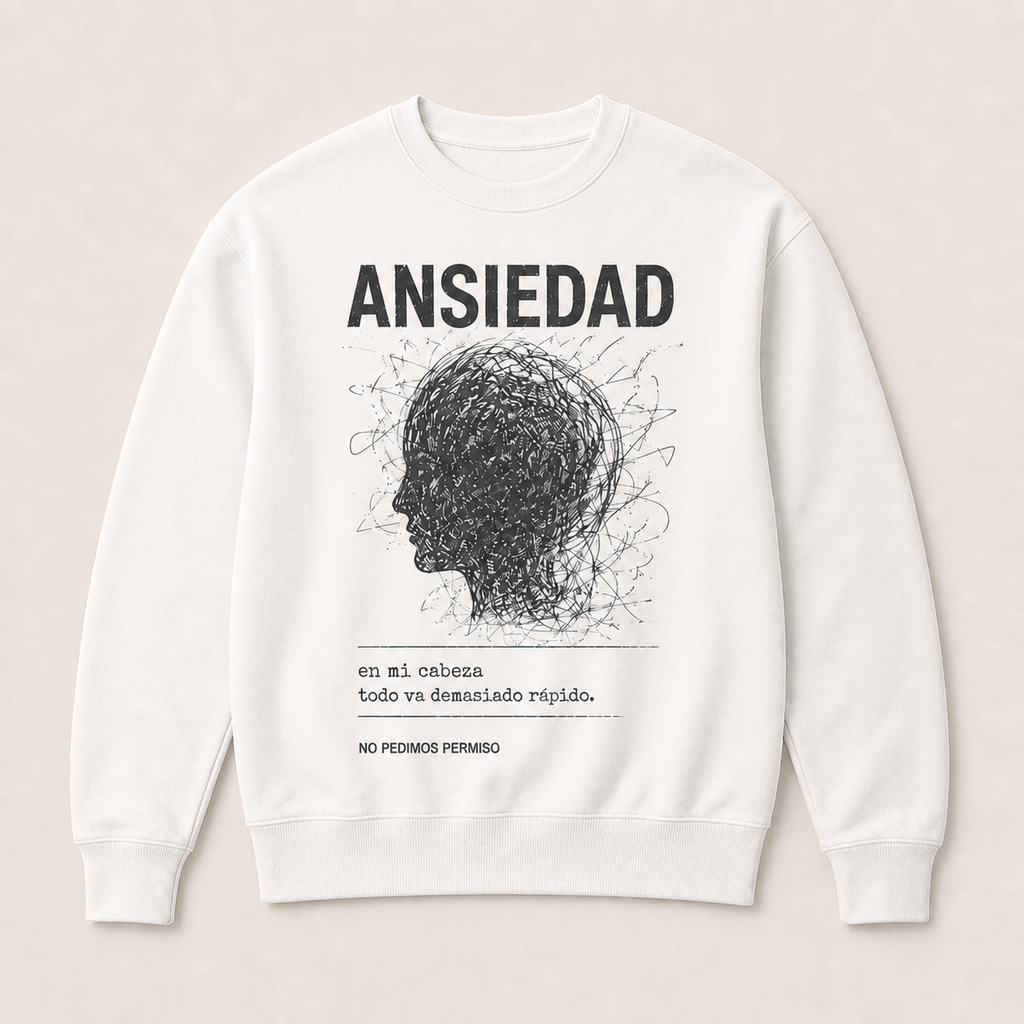 Ansiedad — Sudadera sin capucha