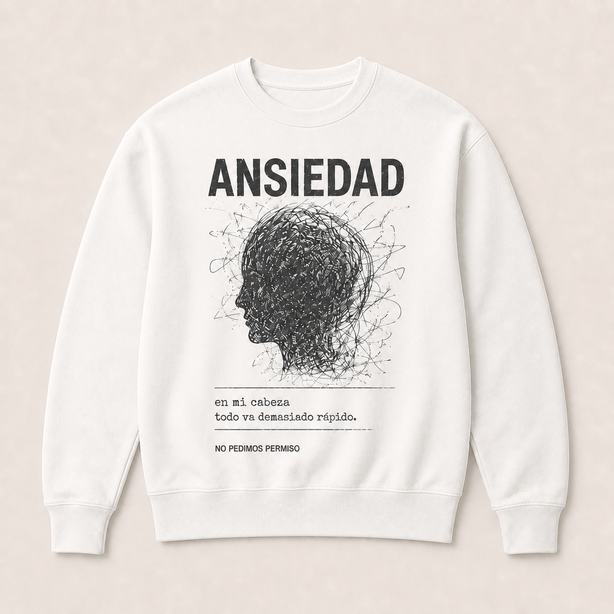 Ansiedad — Sudadera sin capucha
