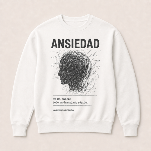 Ansiedad — Sudadera sin capucha