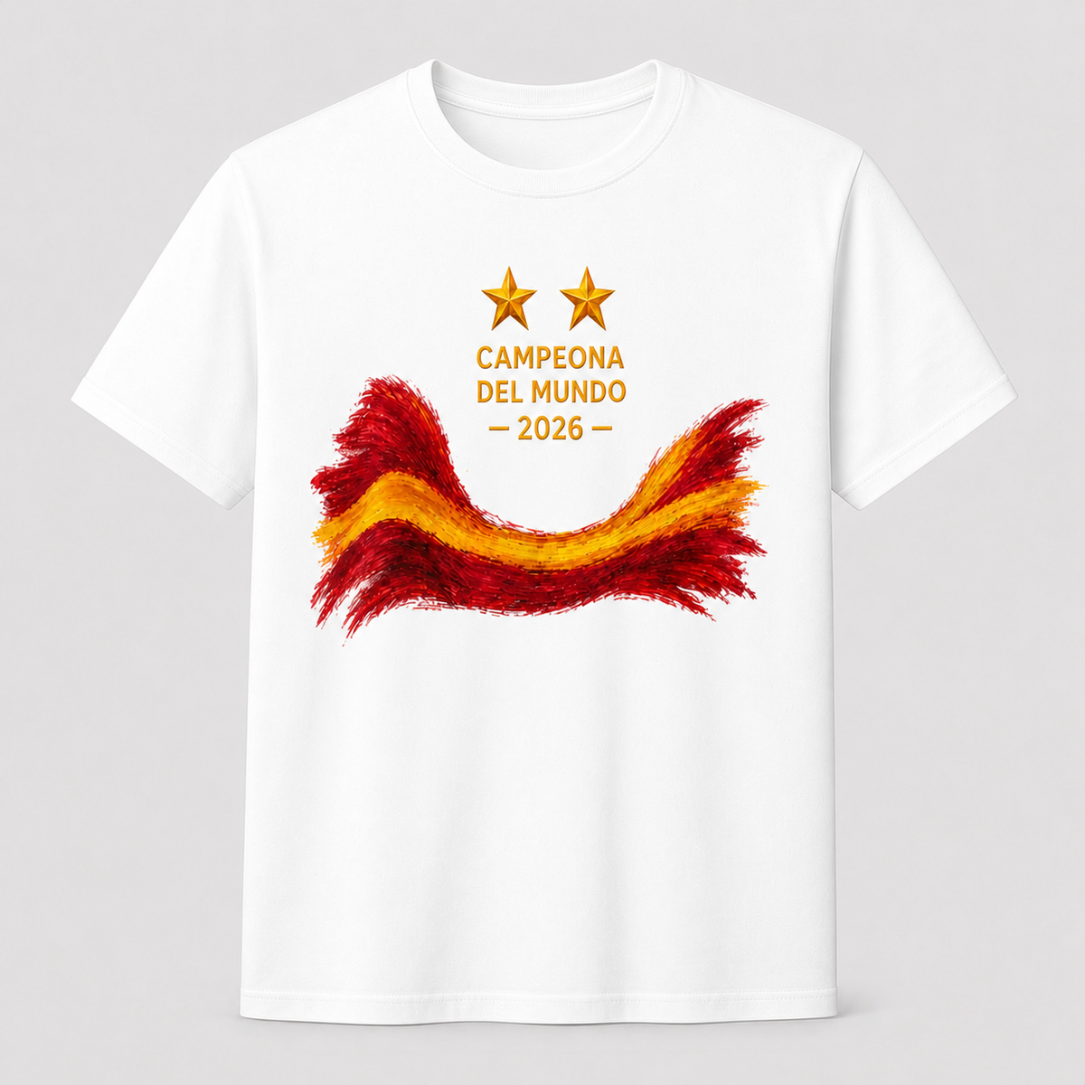 Camiseta Campeona del Mundo España 2026 unisex