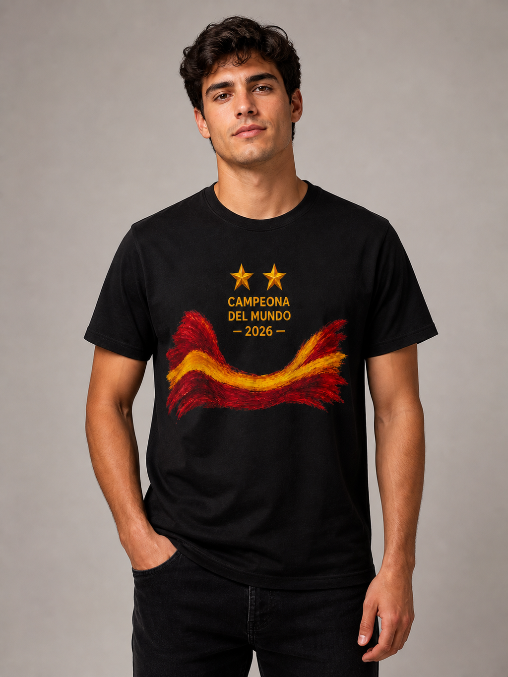 Camiseta Campeona del Mundo España 2026 unisex
