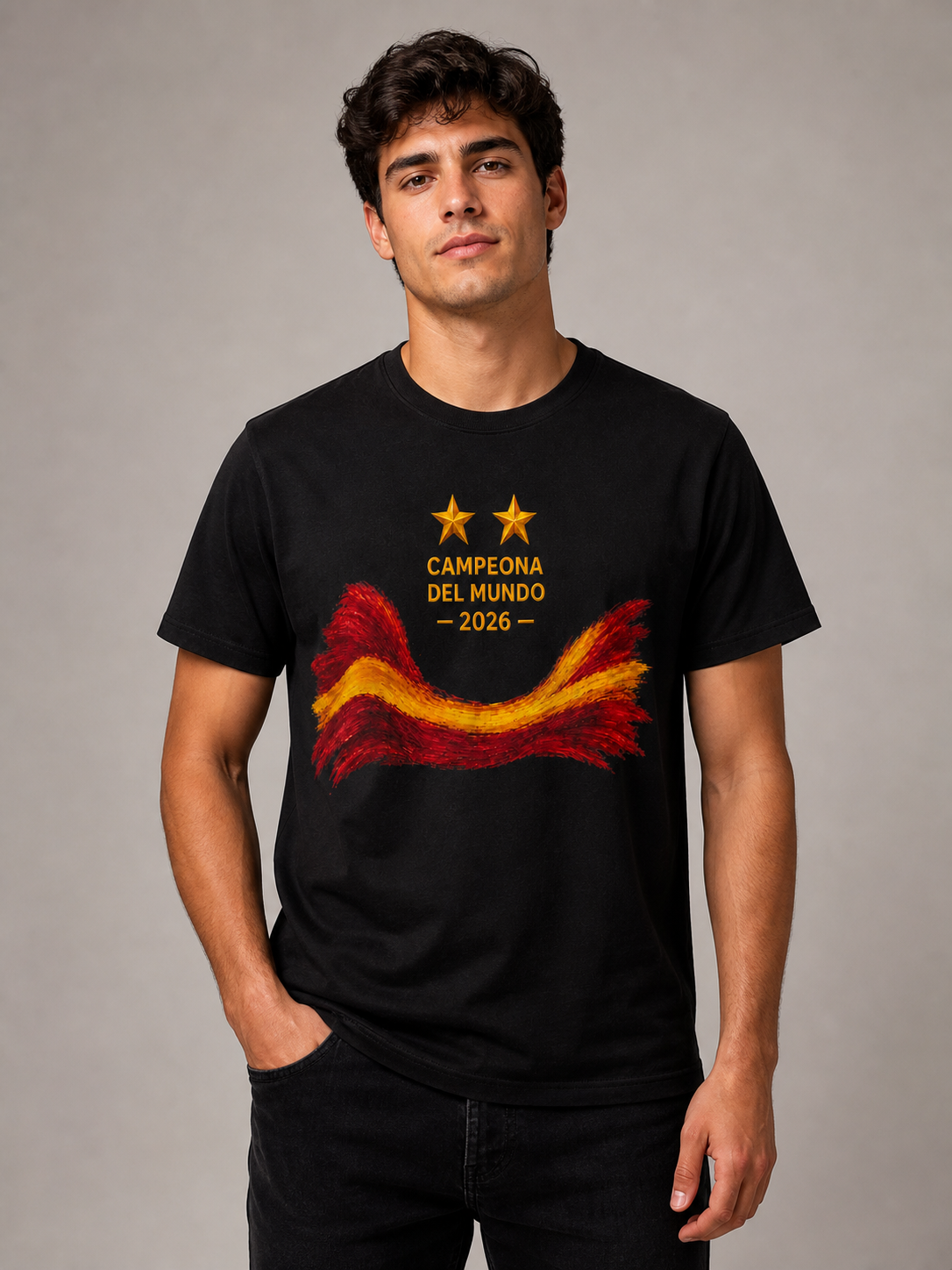 Camiseta Campeona del Mundo España 2026 unisex