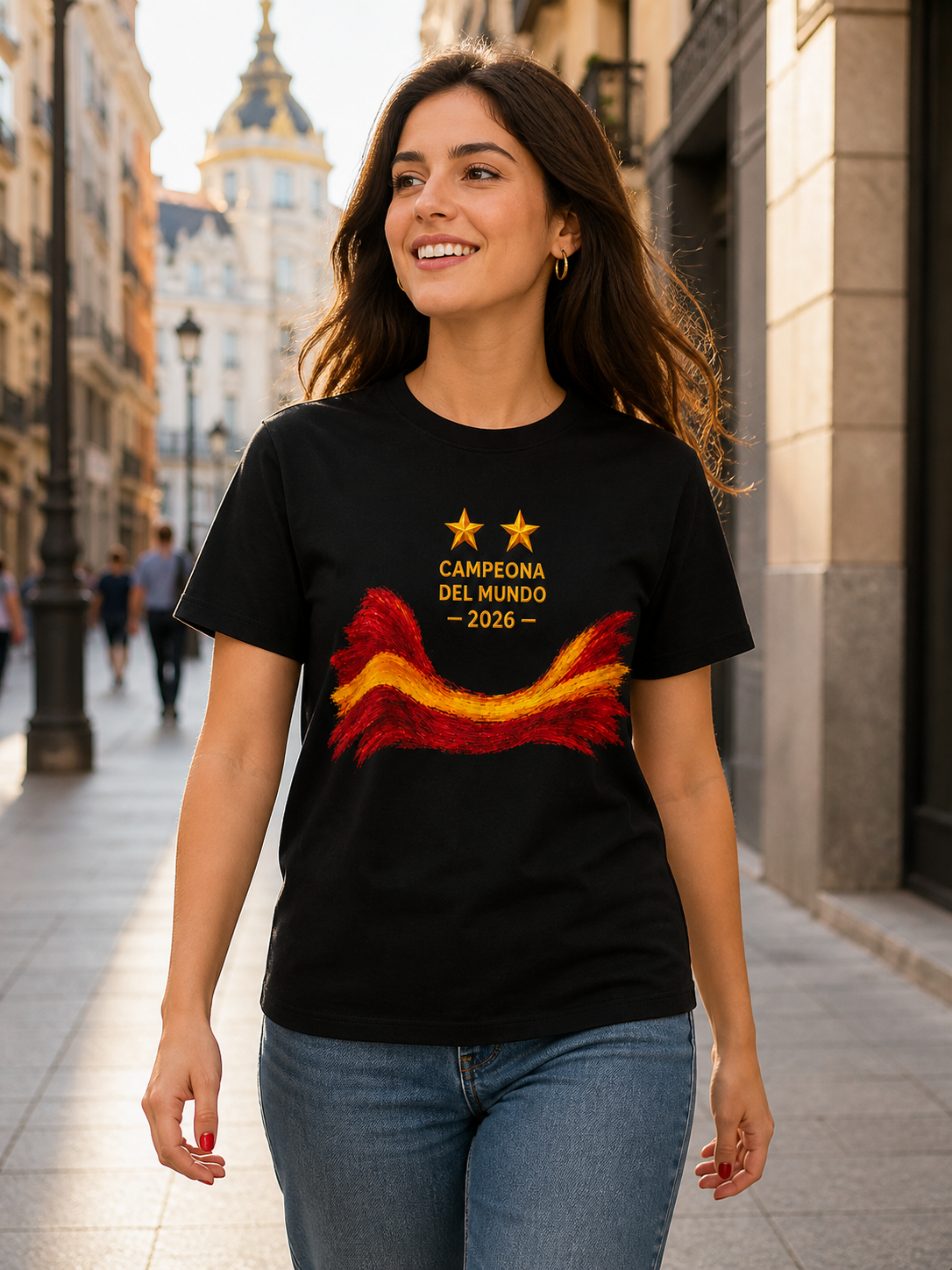 Camiseta Campeona del Mundo España 2026 unisex