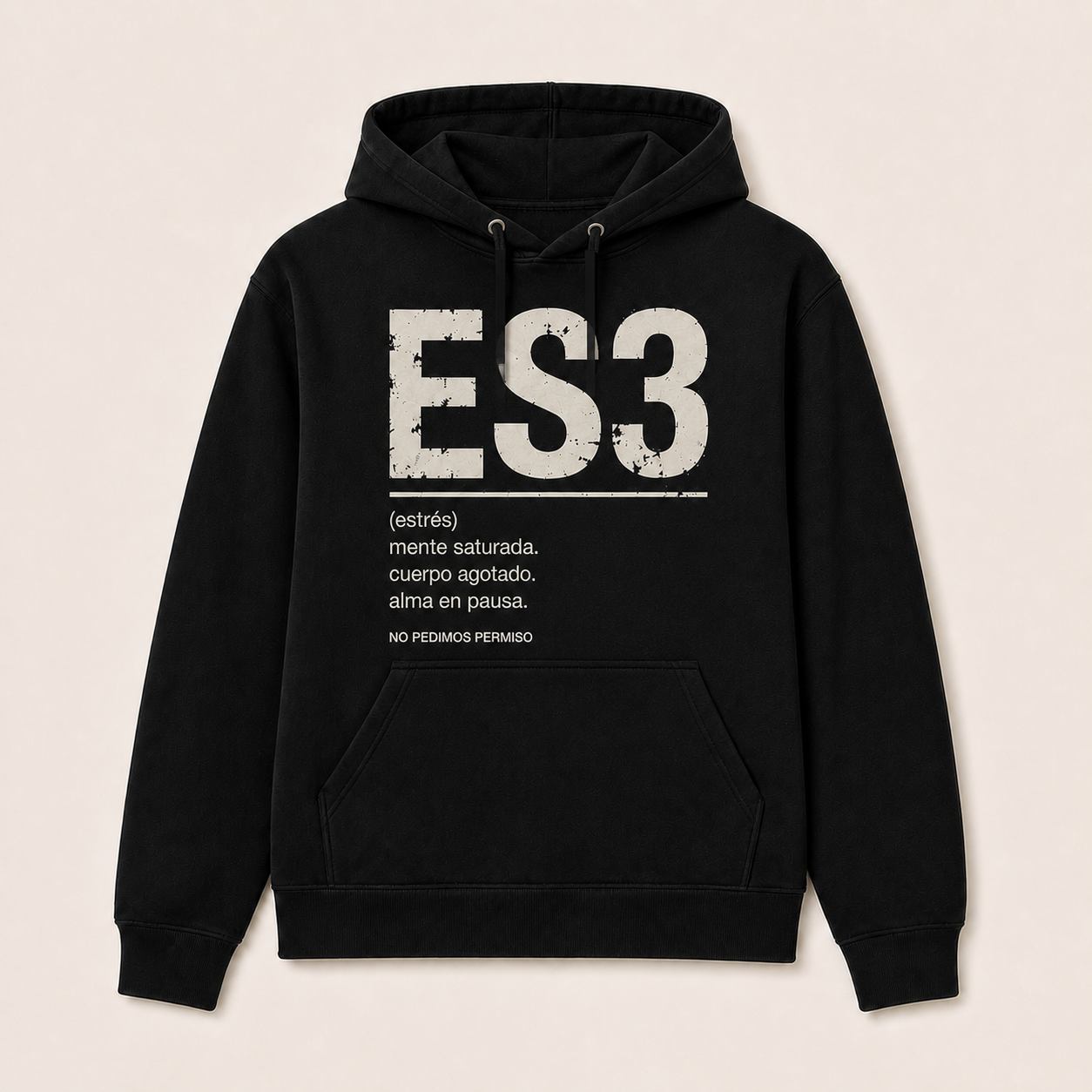 Estrés — Sudadera con capucha
