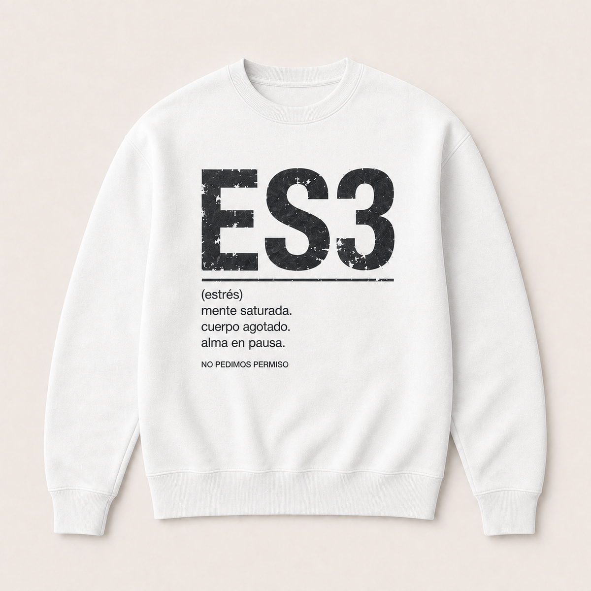 Estrés — Sudadera sin capucha