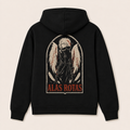 Alas Rotas — Sudadera con capucha, negro, vista espalda