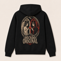 Pecado Original — Sudadera con capucha, negro, vista espalda