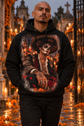 Señor de la Noche — Sudadera Catrín · Mockup frontal en negro