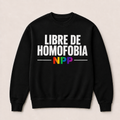 Libre de Homofobia — Sudadera sin capucha