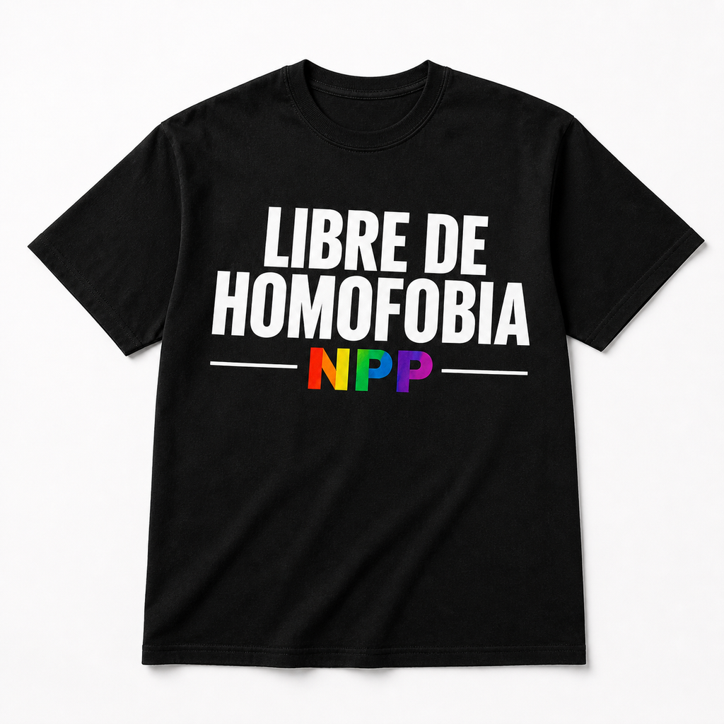 Libre de Homofobia – Camiseta Unisex 100% Algodón