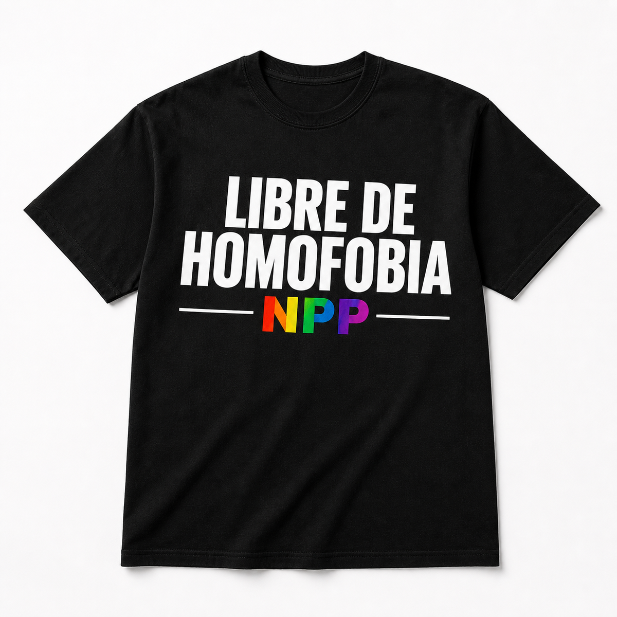 Libre de Homofobia – Camiseta Unisex 100% Algodón